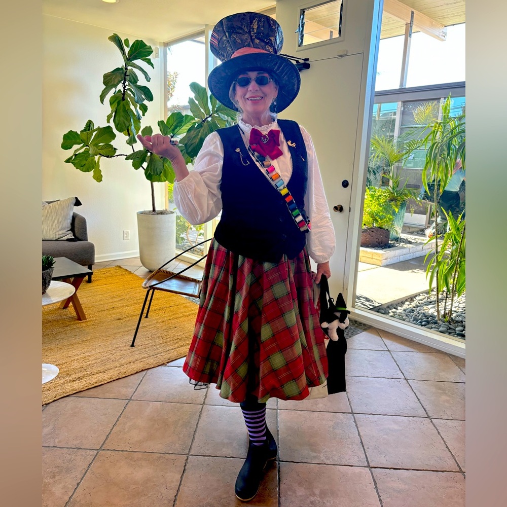 Modcloth Colorful Mad Hatter Ensemble